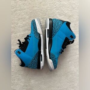 Air Jordan 3 Retro Powder Blue, Size 4.5Y